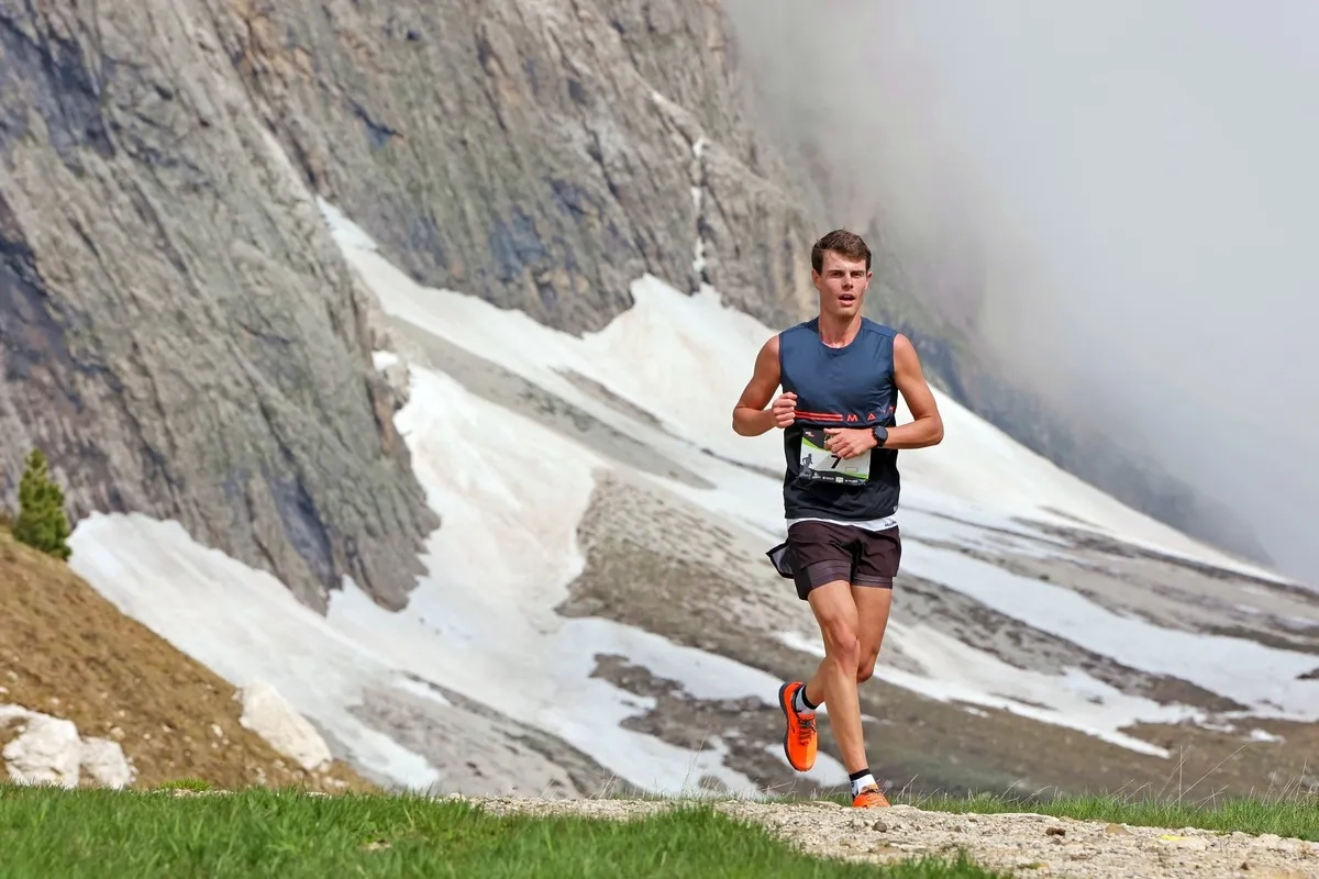Dolomites Saslong Half-Marathon 2024 mit Luca Clara