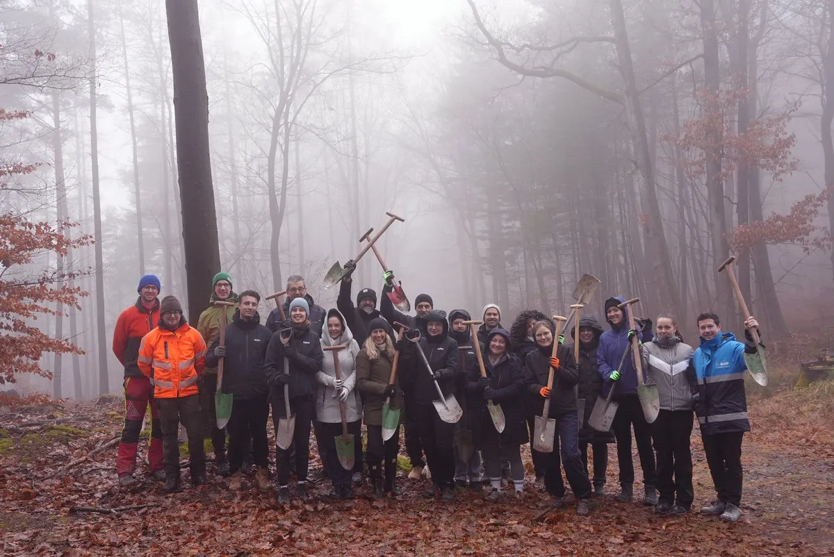 BASF Firmencup Hockenheim - Baumpflanzaktion