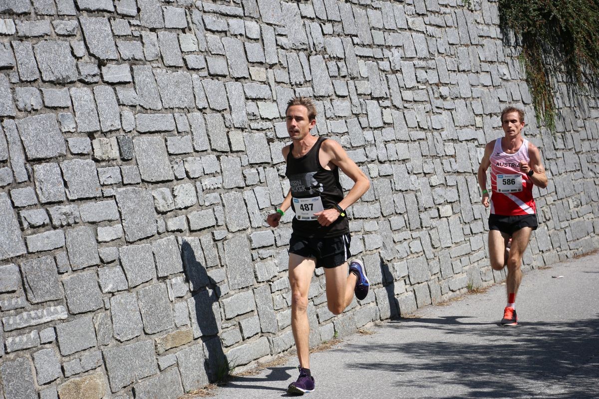 Thomas Roach und Simon Lechleitner beim Schlickeralmlauf 2021