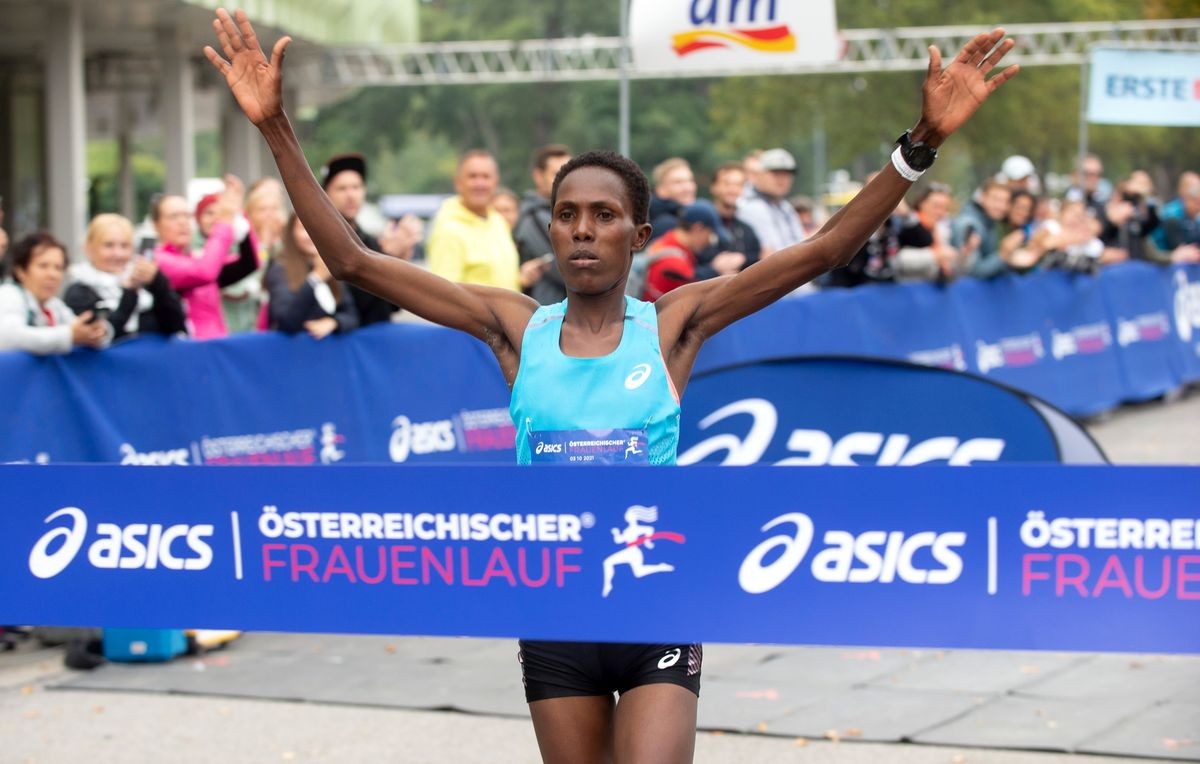 Österreichischer Frauenlauf 2021, Siegerin Gladys Chepkurui