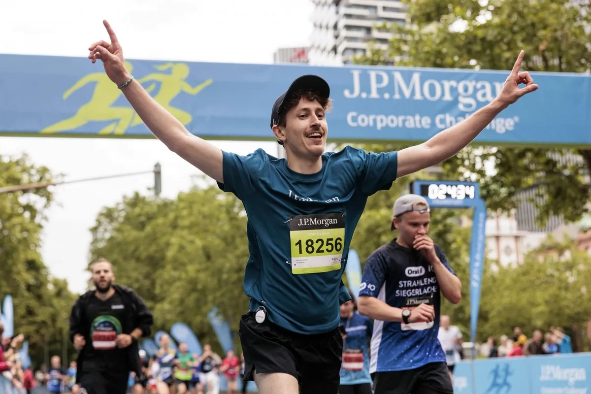 Firmenlauf Frankfurt: J.P. Morgan Corporate Challenge 2024.