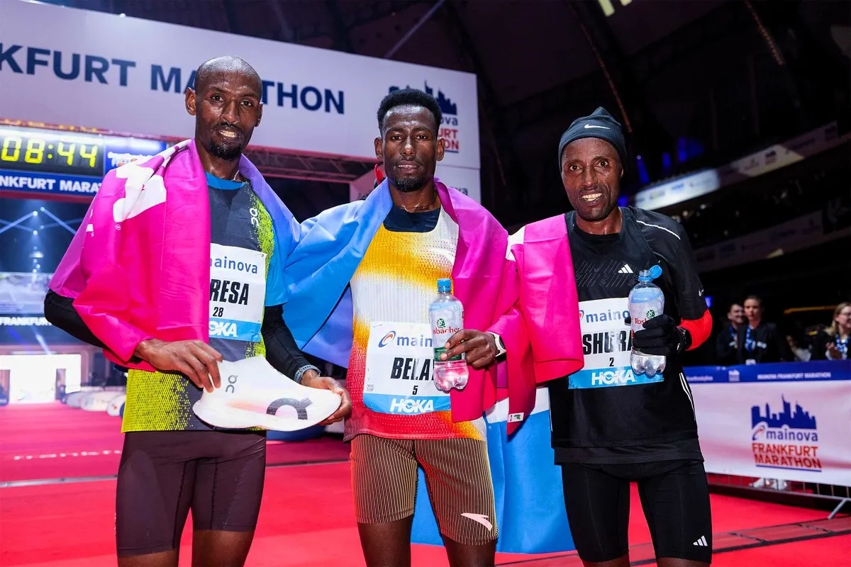 Frankfurt Marathon 2025: Top 3 Männer