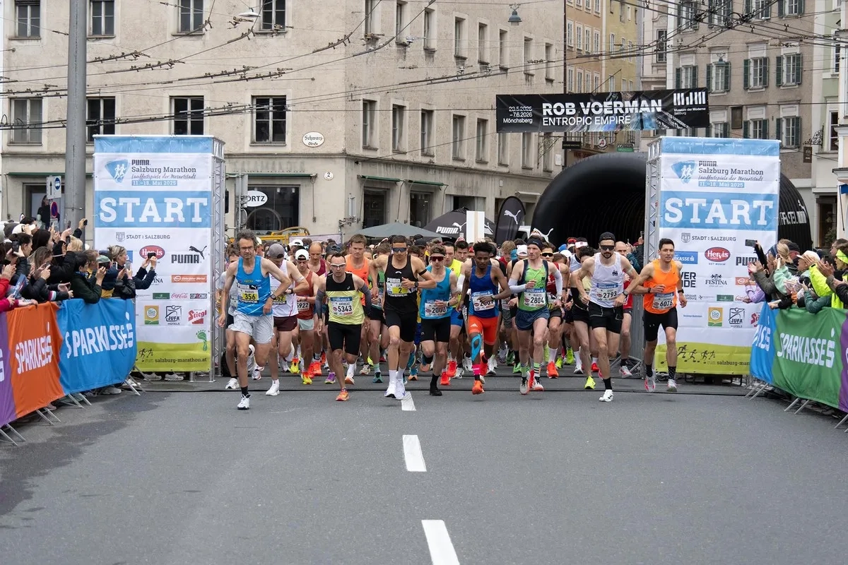 Start zum Salzburg Marathon 2025