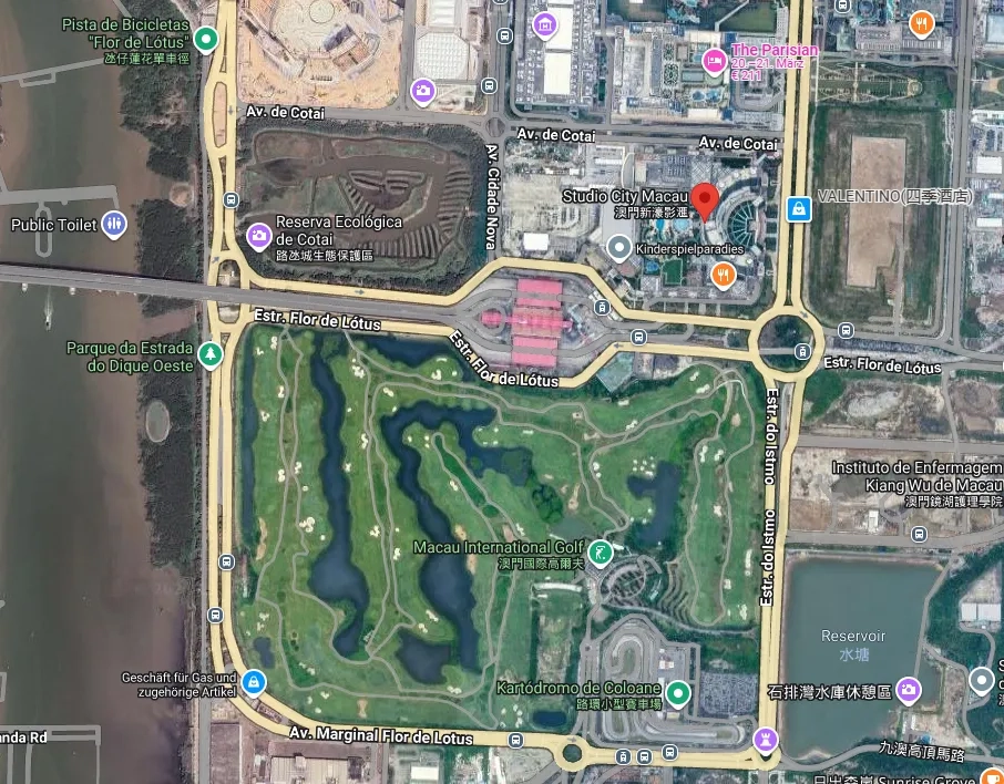 South China Marathon Challenge 13: Rennstrecke aus Google Maps South China Marathon Challenge 13: Rennstrecke aus Google Maps