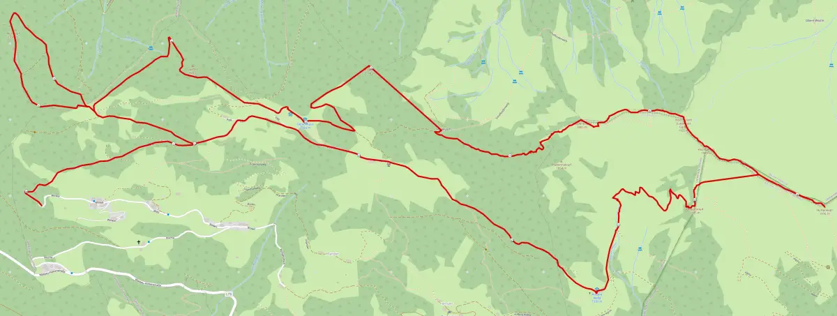 Strecke Walserkamm-Rundtour