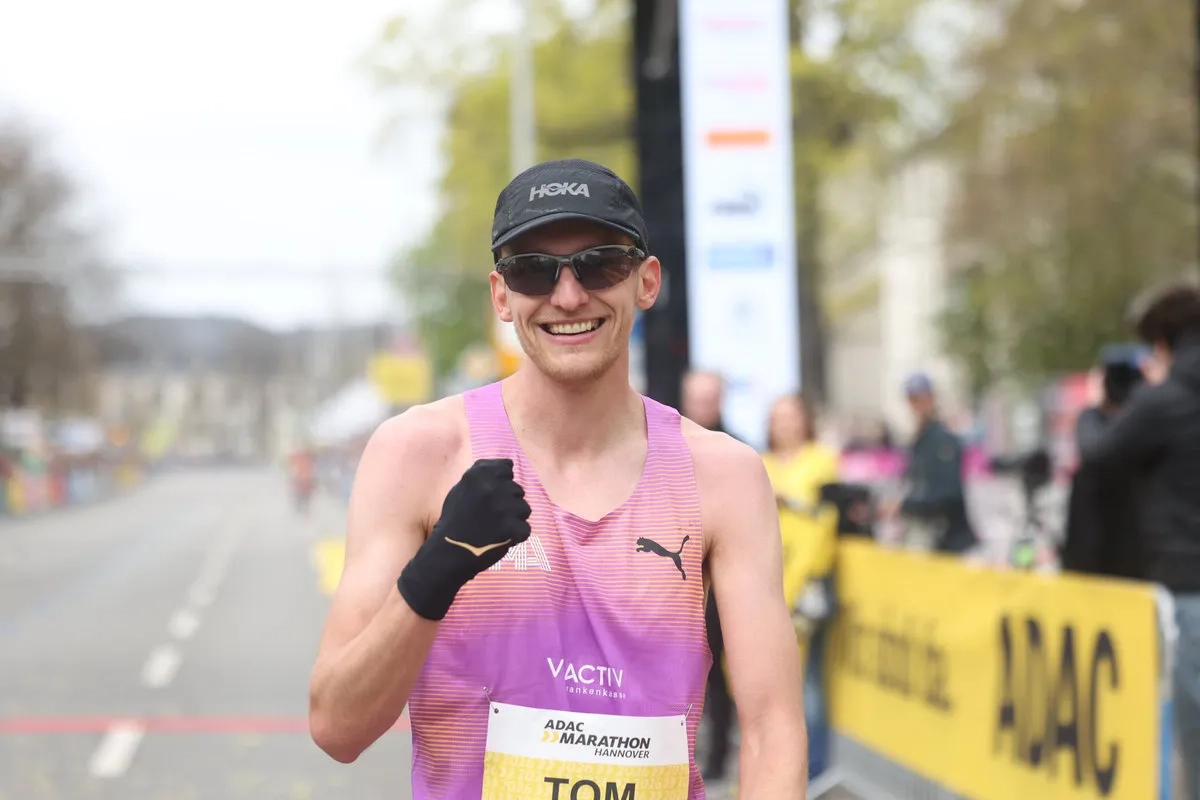 Hannover Marathon 2026: Tom Thurley feierte als Deutscher Meister den größten Erfolg seiner Karriere.