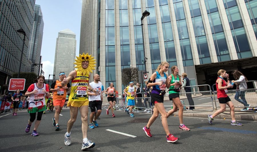 Der London-Marathon ist einer der größten Marathonläufe der Welt. Foto: Virgin Money London Marathon