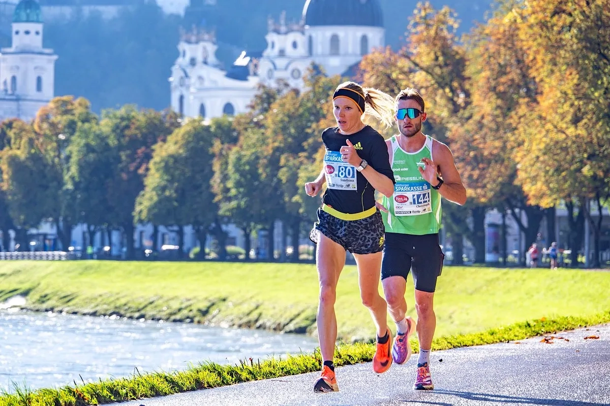 Jedermannlauf Salzburg 2024 mit Siegerin Sandrina Illes