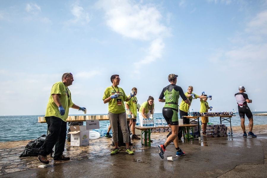 Die Laufstrecke beim "I Feel Slovenia IRONMAN 70.3 Istria" kann sich sehen lassen. Foto: Sportida Photo Agency