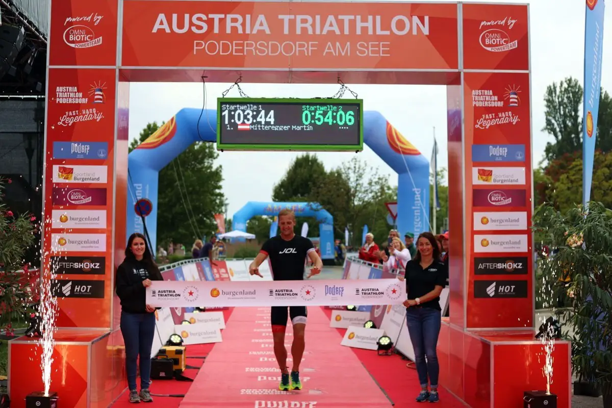 Austria Triathlon Podersdorf, Sprint Sieger Martin Mitteregger