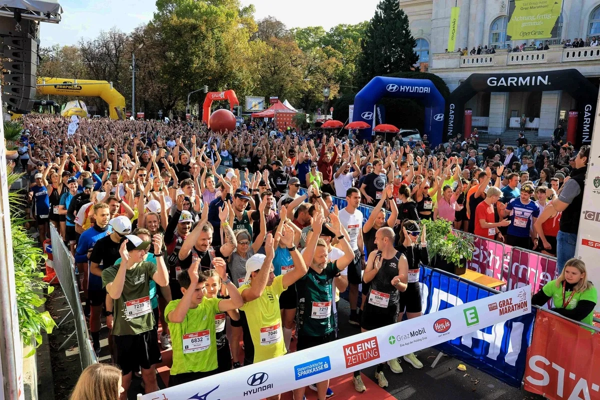 Start zum Graz Marathon 2025