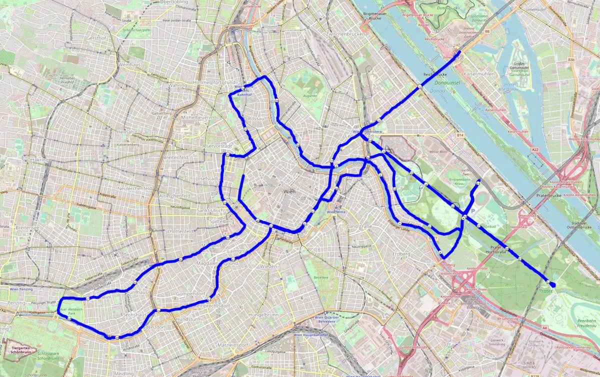 Wien Marathon Streckenverlauf