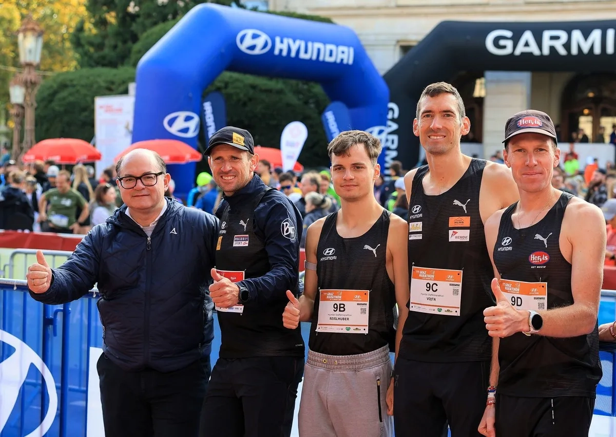 Graz Marathon 2025: Die Hyundai-Staffel