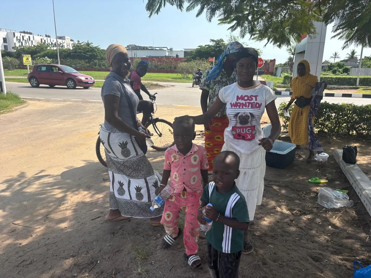 Schatten bei der Messstelle