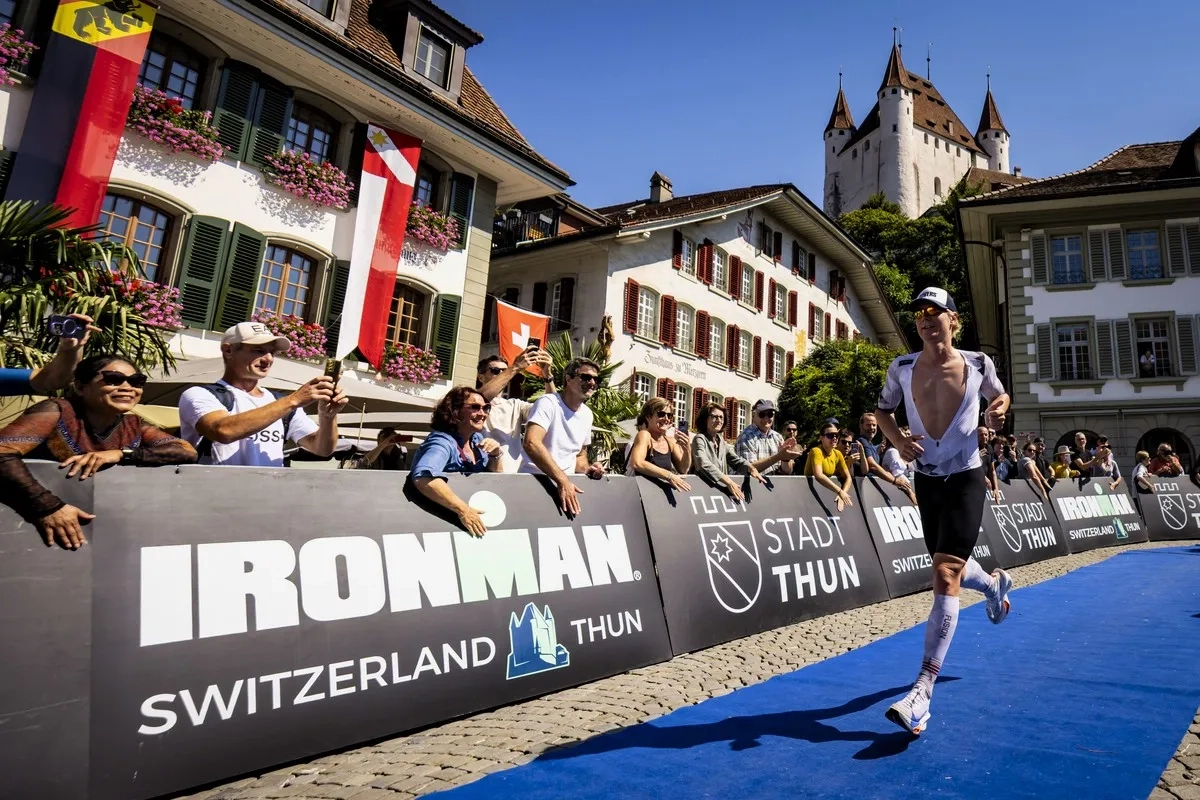 Ironman Switzerland Thun 2025: Der Norweger Marius Bjerkeset belegt Platz 2
