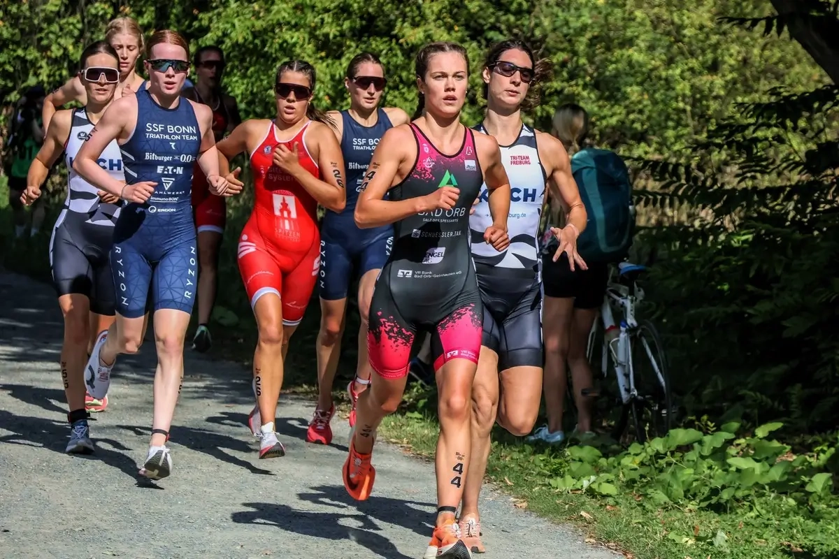 Die Laufstrecke beim Triathlon Hannover