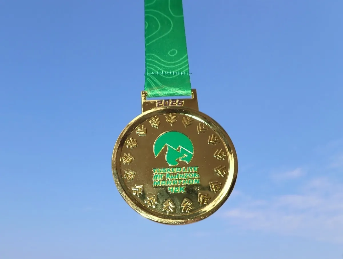 Rwenzori Marathon Medaille