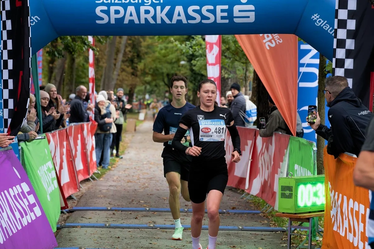 Jedermannlauf Salzburg 2025 mit Siegerin Annika Leineweber