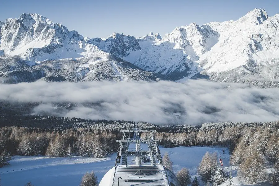 Panorama des Resorts 3 Zinnen Dolomiten. Foto: Manuel Kottersteger