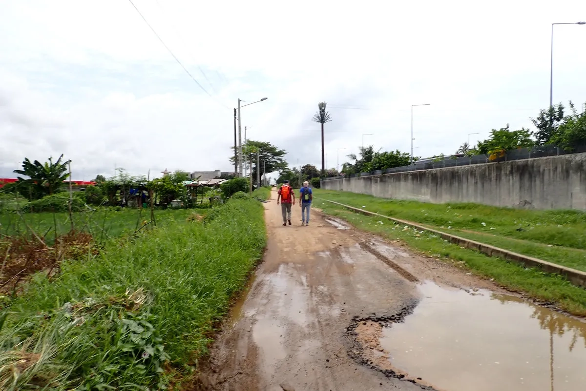 Abidjan Marathon: Streckenbegehung