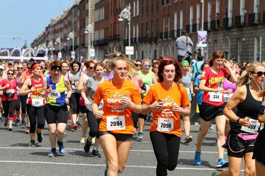 Der Women's Mini Marathon Dublin zählt zu den größten Frauenläufen der Welt. Foto: Veranstalter