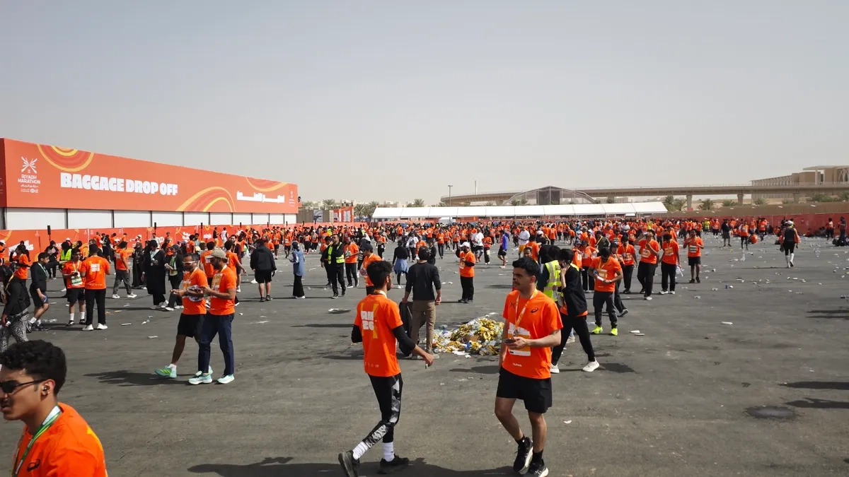 Riyadh Marathon 2026: Finish Area