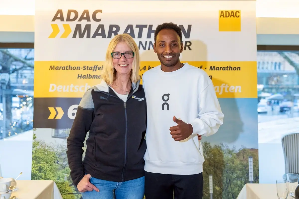 Samuel Fitwi nutzte den Halbmarathon als Testlauf für den Hannover Marathon