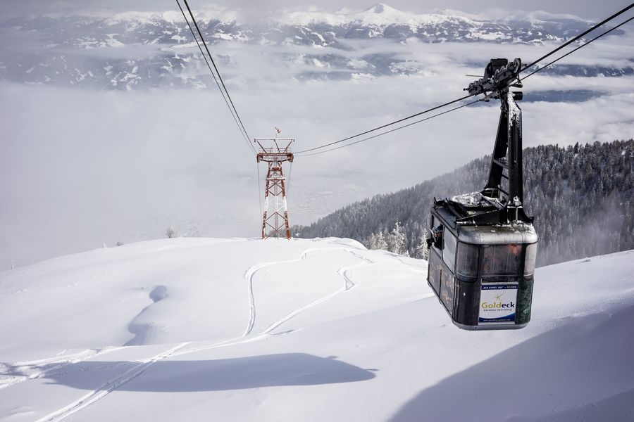 Goldeck im Winter. Foto: Sam Strauss / Sportberg Goldeck