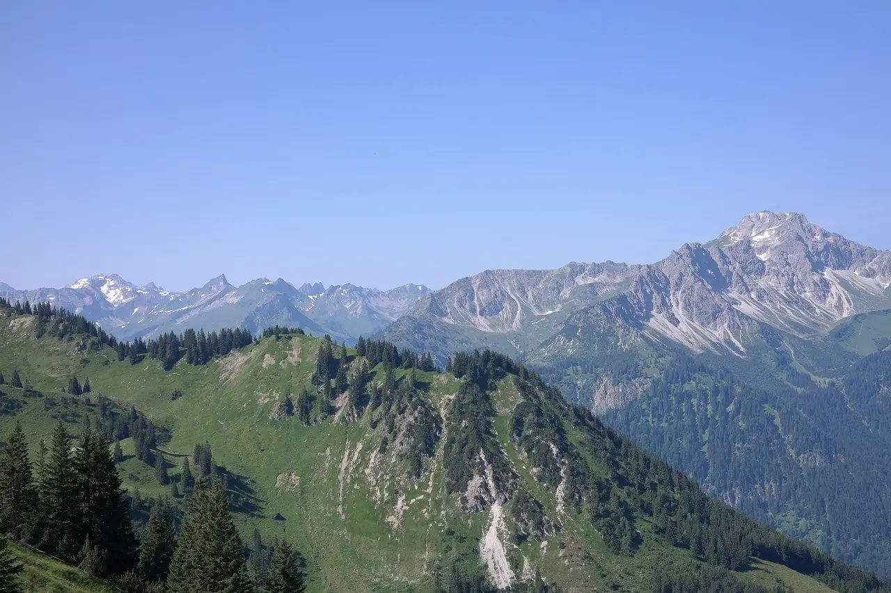 Die höchsten Berge in den Bayerischen Voralpen