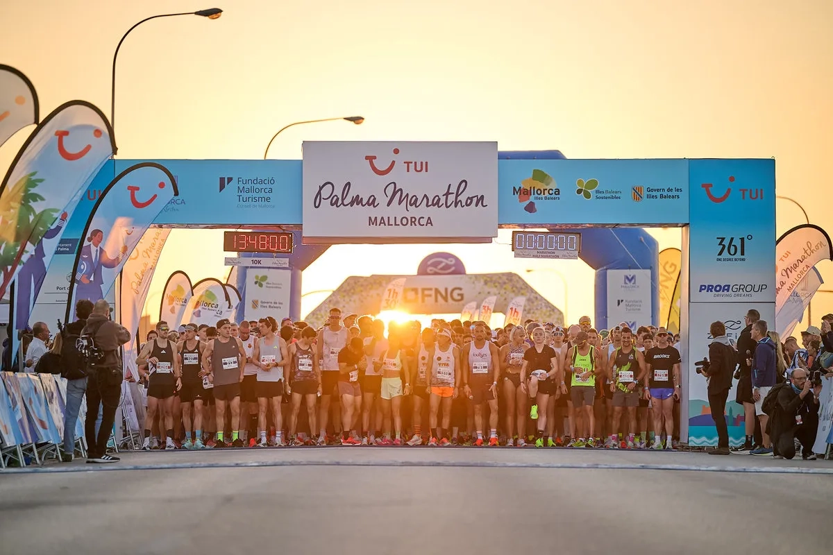 Start zum Palma de Mallorca Marathon