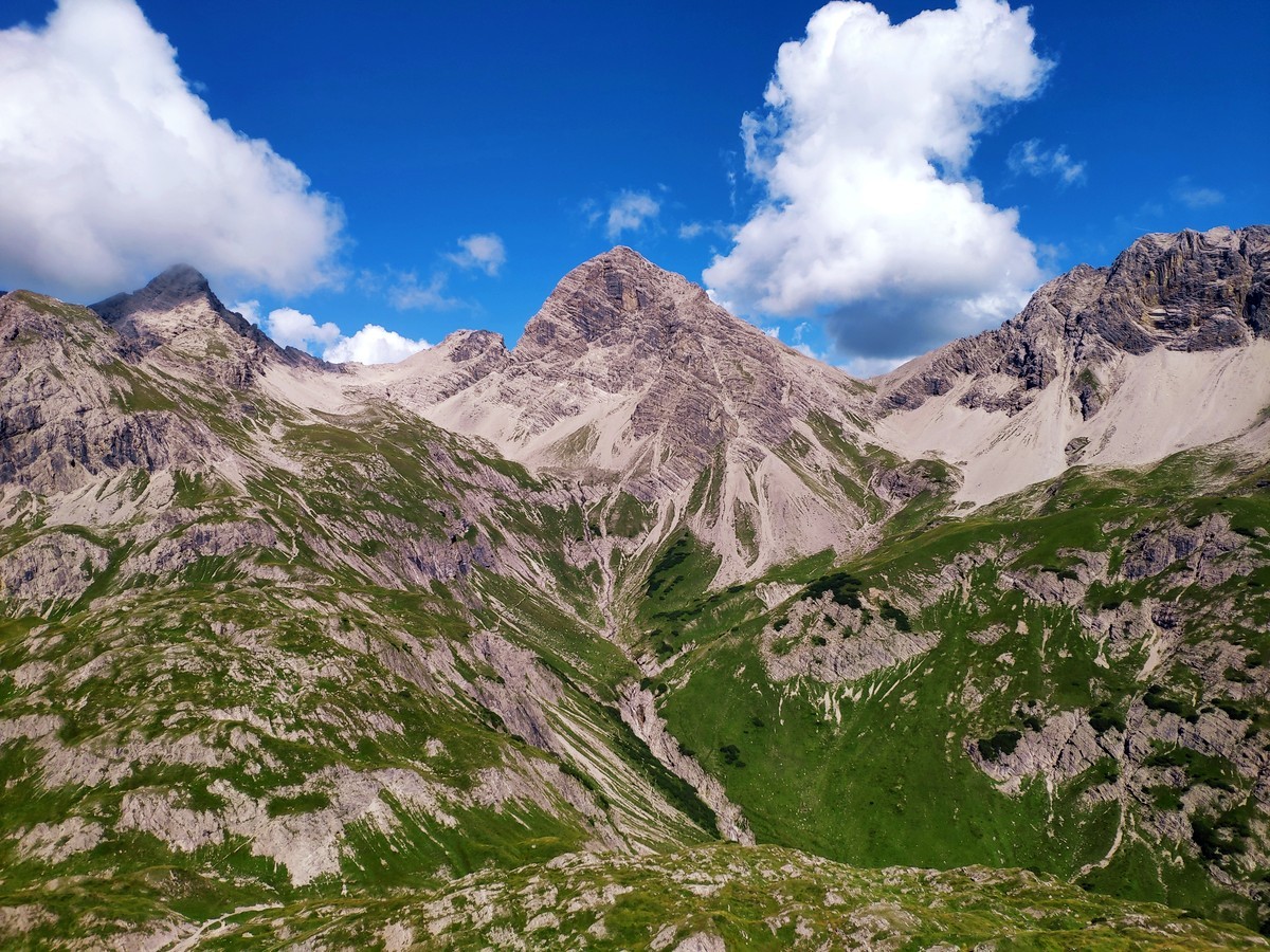Die höchsten Berge in den Allgäuer Alpen
