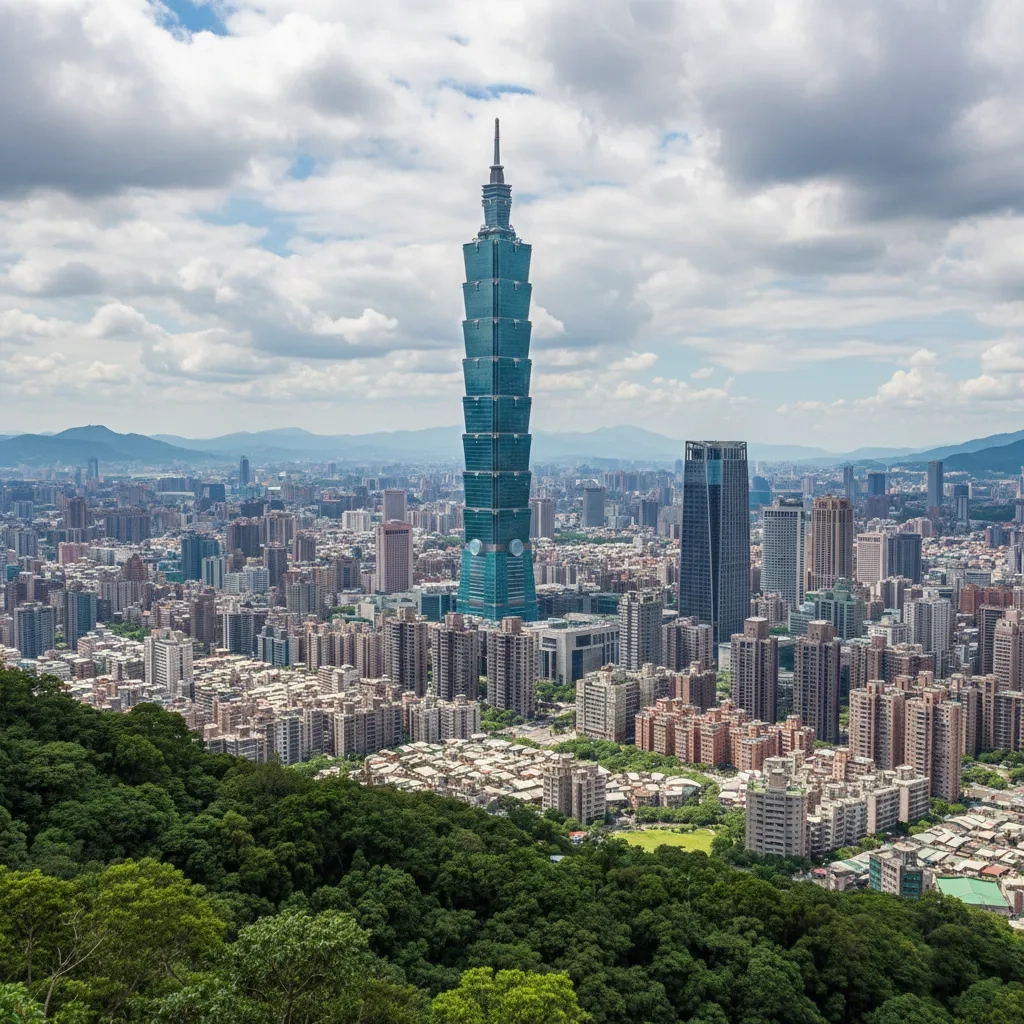 Taiwan Marathon 08: Tower T101 in Taipeh