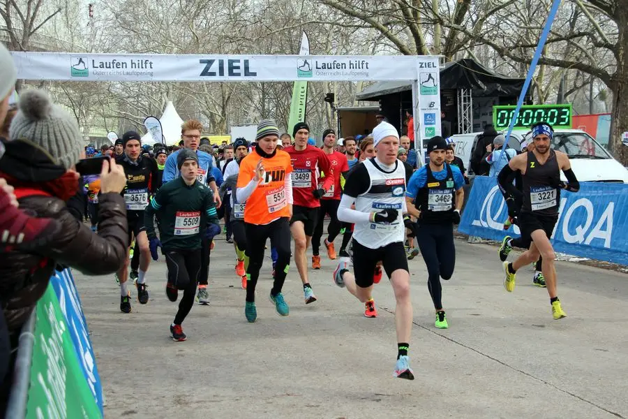 Ergebnisse und Fotos vom Laufen hilft Laufopening 2018 in Wien