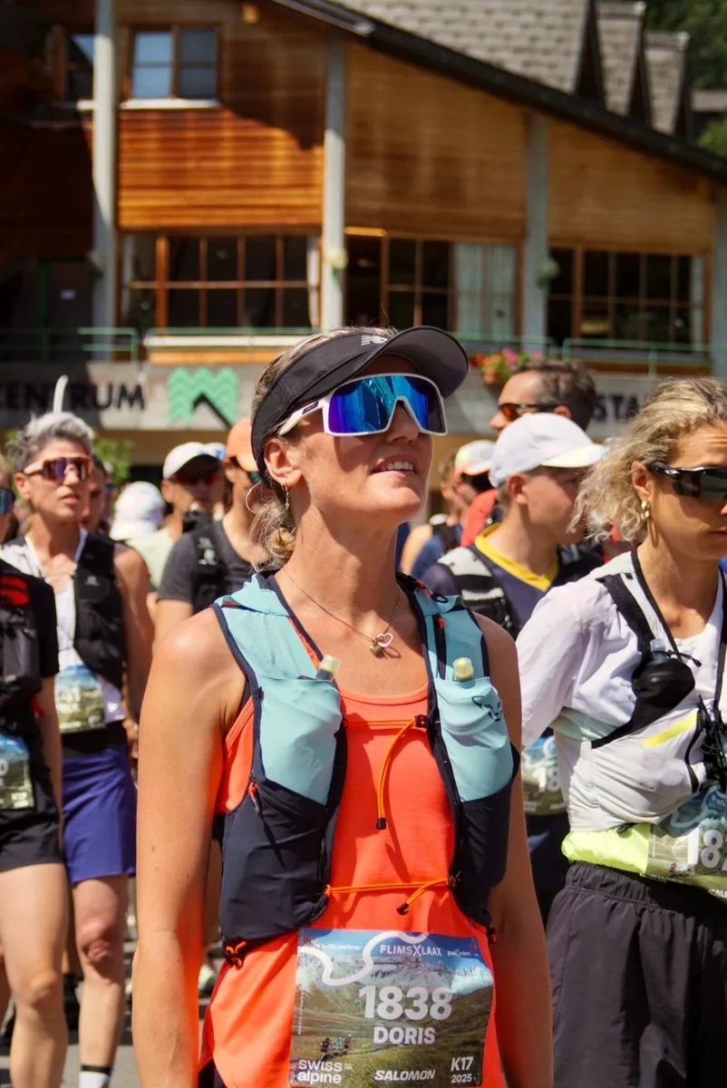 Vor dem Start zum Swissalpine Flims 2025