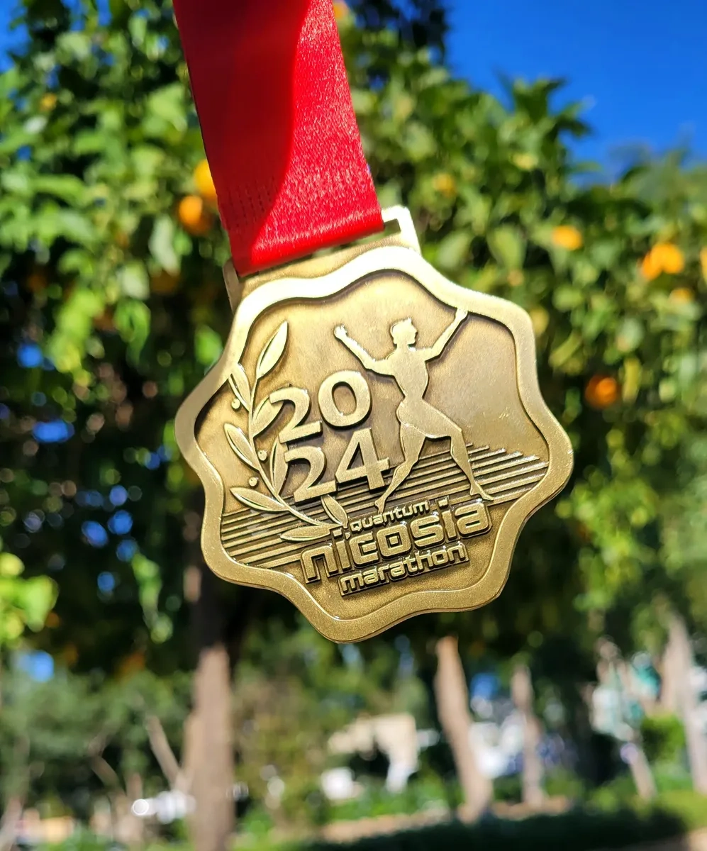 Nicosia Marathon 2024 Medaille