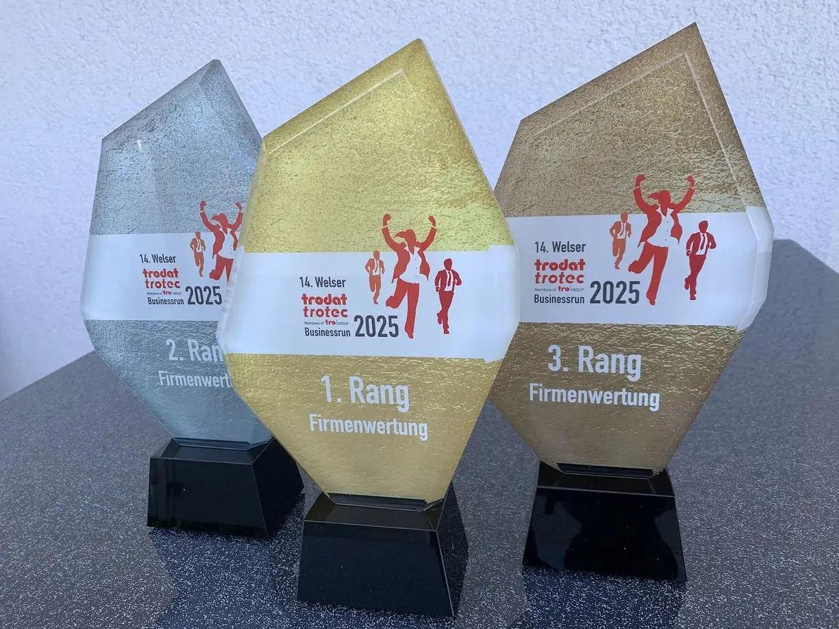 Welser Businessrun Trophäen