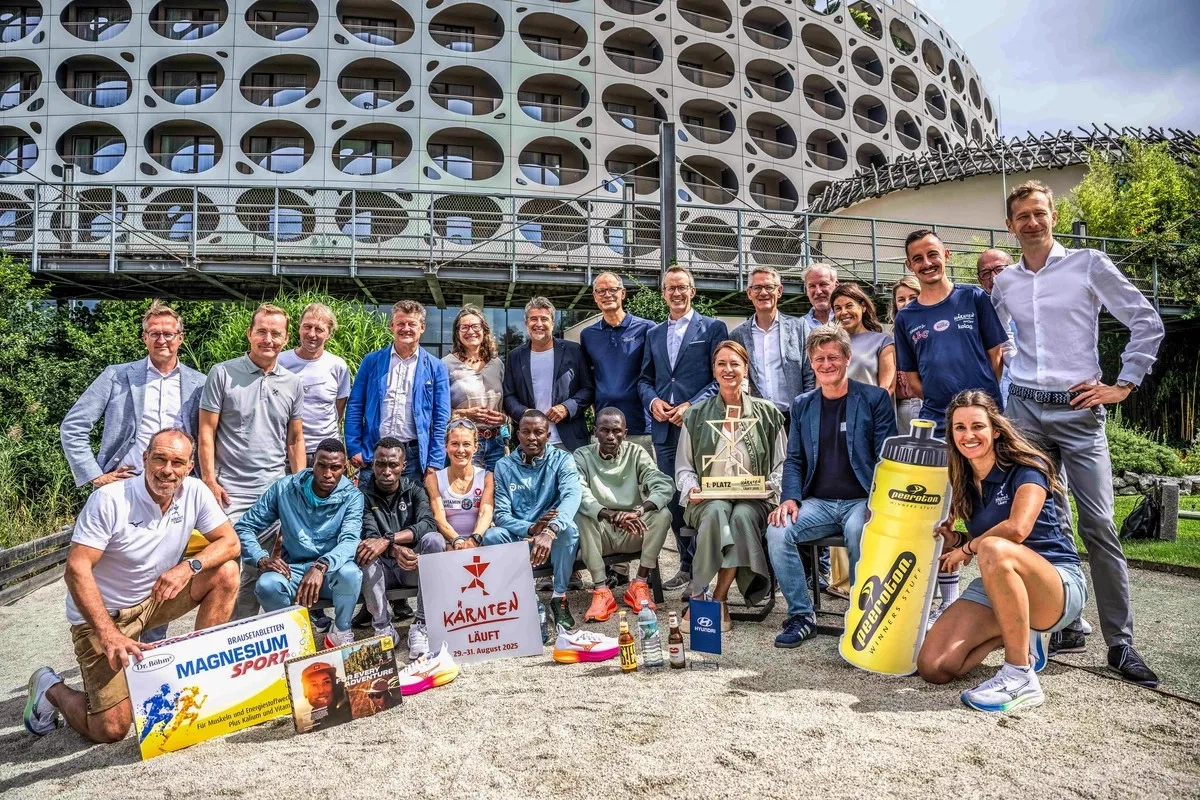 Kärnten Läuft 2025 mit den Sponsoren und Topstars