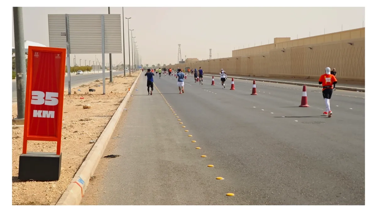 Riyadh Marathon 2026: km 35
