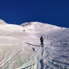 Lanner Kreuz Skitour, Foto 09: Der Gipfel in Sichtweite