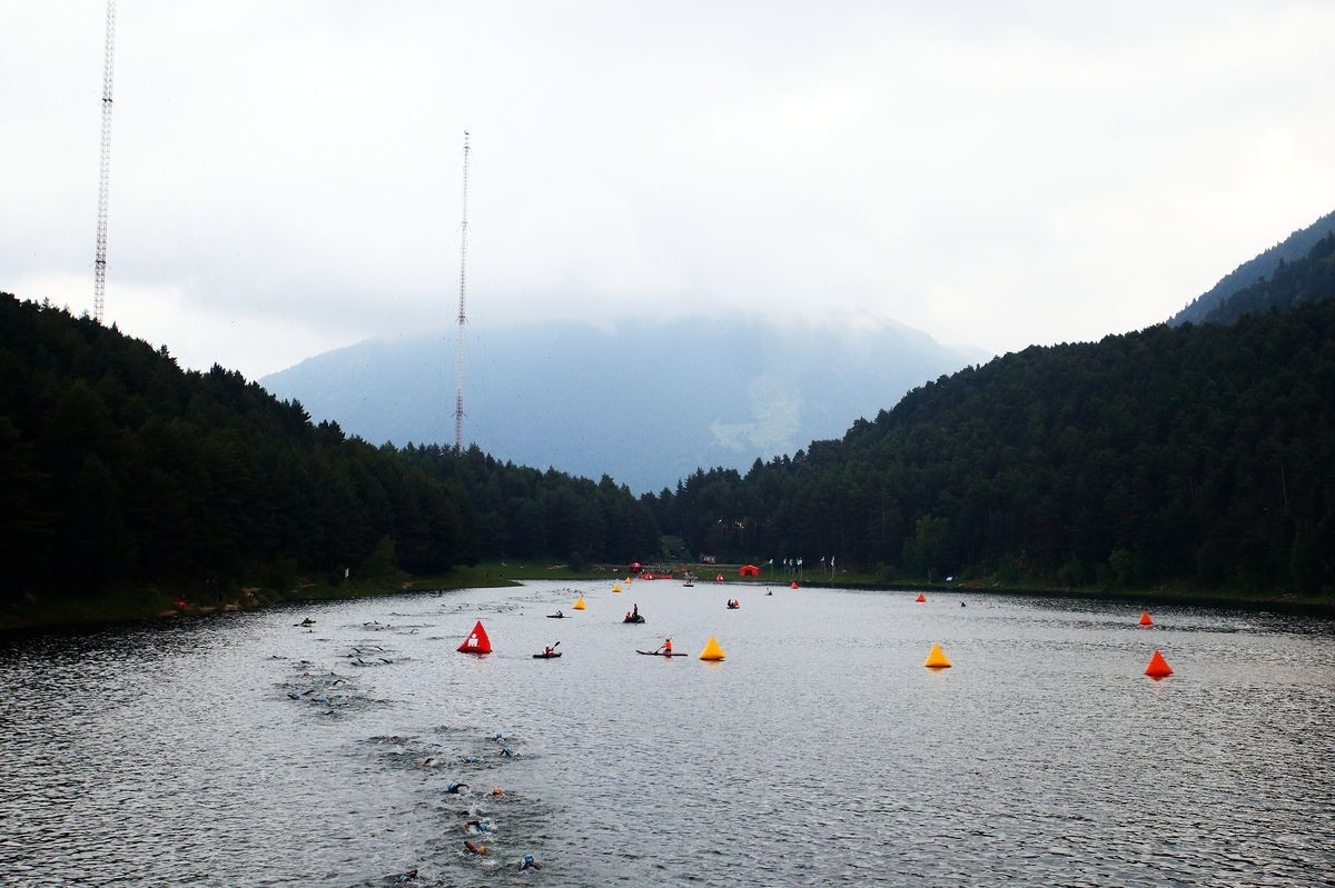 Breathtaking views from Engolasters Lake at the inaugral IRONMAN 70.3 Andorra. Getty Images for IRONMAN Breathtaking views from Engolasters Lake at the inaugral IRONMAN 70.3 Andorra. Getty Images for IRONMAN