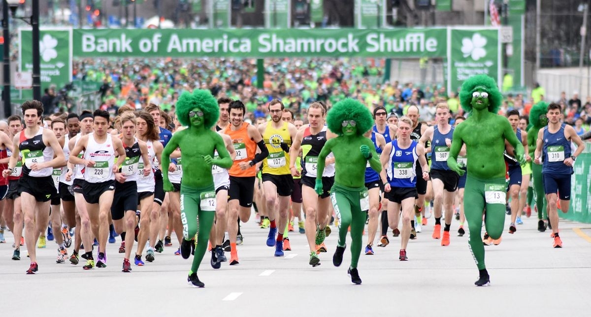 Shamrock Shuffle, Foto: Bank of America Shamrock Shuffle. Shamrock Shuffle, Foto: Bank of America Shamrock Shuffle.