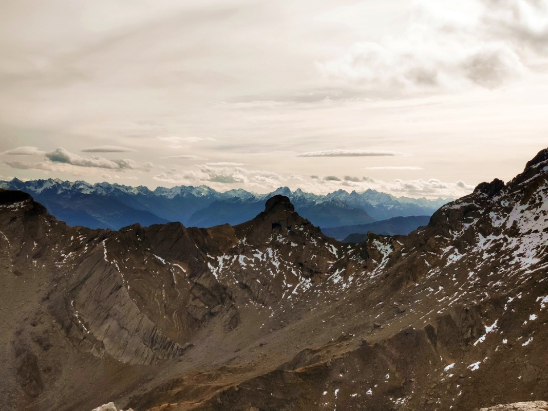 Brunnkarspitze 2022 von der Reichspitze fotografiert Brunnkarspitze 2022 von der Reichspitze fotografiert
