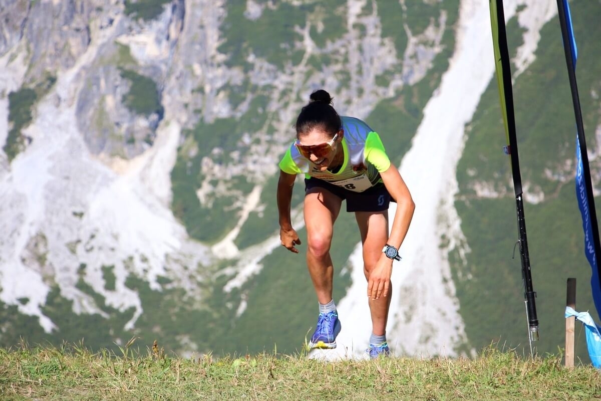 Schlickeralmlauf 2023 Siegerin Anna Plattner, Foto: © TVB Stubai Tirol Schlickeralmlauf 2023 Siegerin Anna Plattner, Foto: © TVB Stubai Tirol