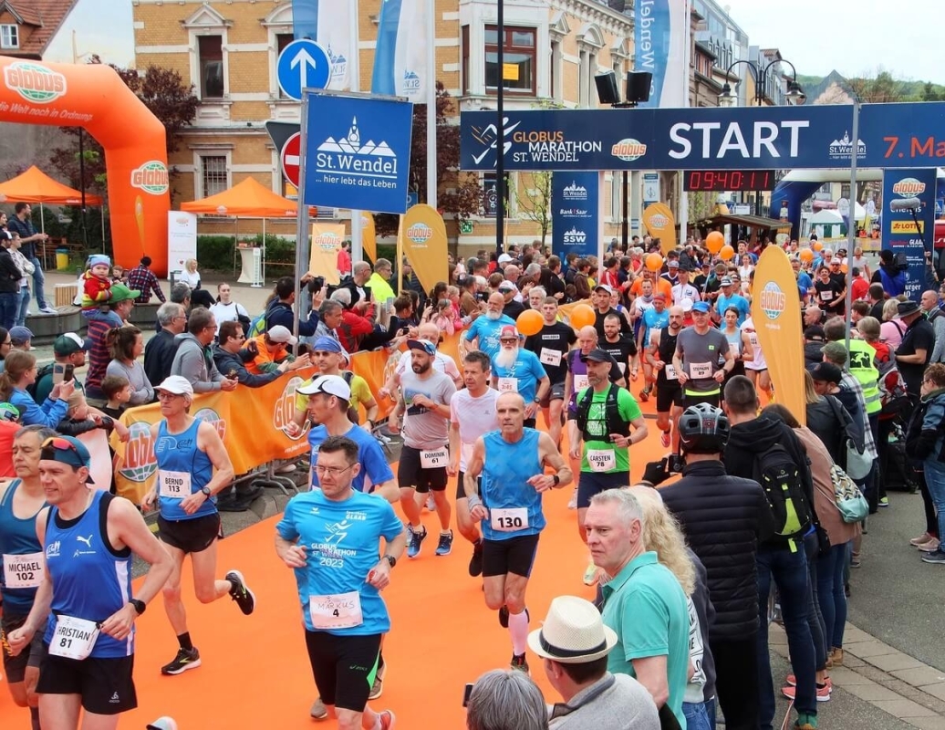 Globus Marathon St. Wendel 2023, Foto: © Kreisstadt St. wendel Globus Marathon St. Wendel 2023, Foto: © Kreisstadt St. wendel