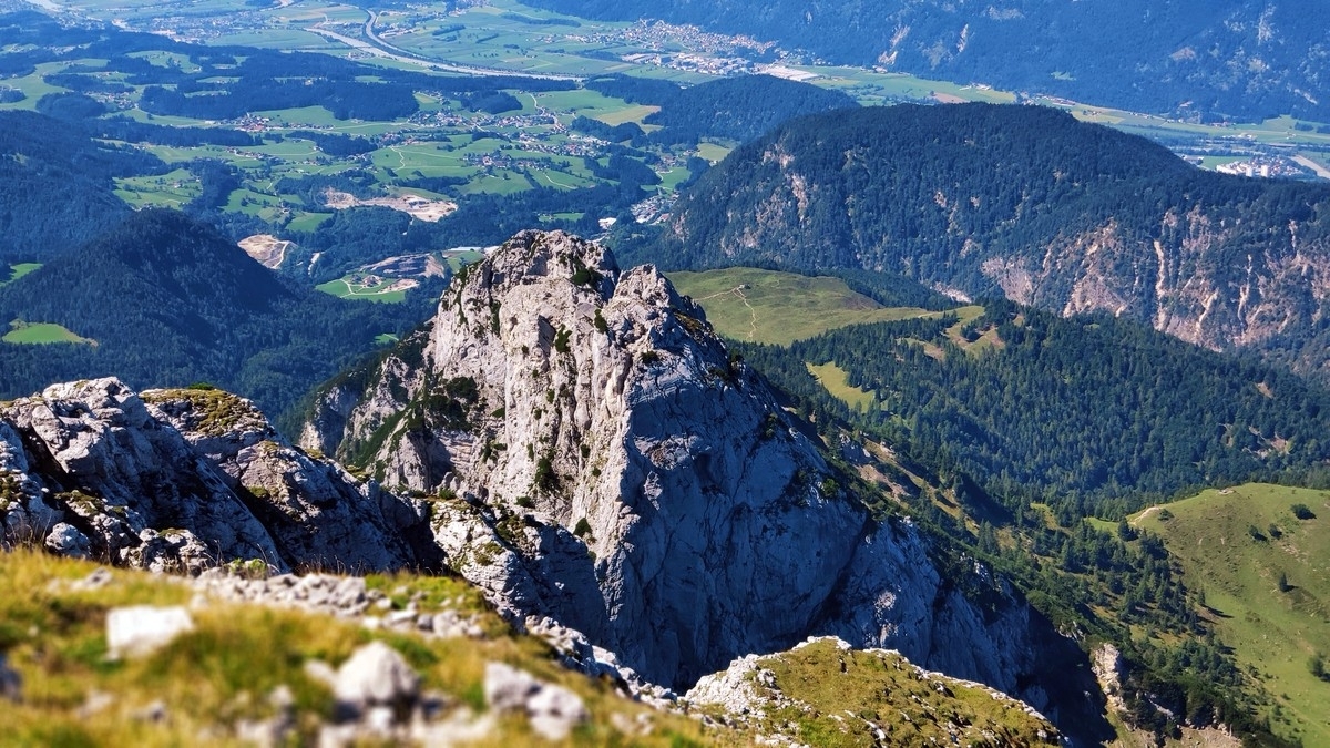 Zettenkaiser vom Scheffauer aus fotografiert Zettenkaiser vom Scheffauer aus fotografiert
