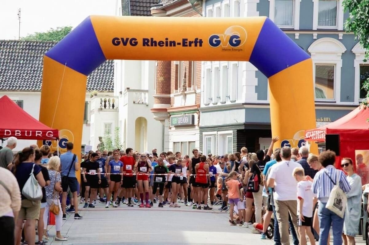 Bedburger Citylauf 2023, Foto: © Veranstalter Bedburger Citylauf 2023, Foto: © Veranstalter