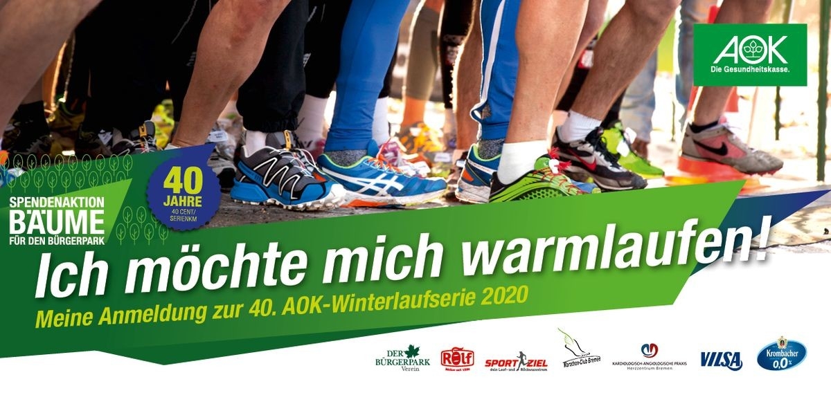 AOK Winterlaufserie Bremen, Foto: Veranstalter AOK Winterlaufserie Bremen, Foto: Veranstalter
