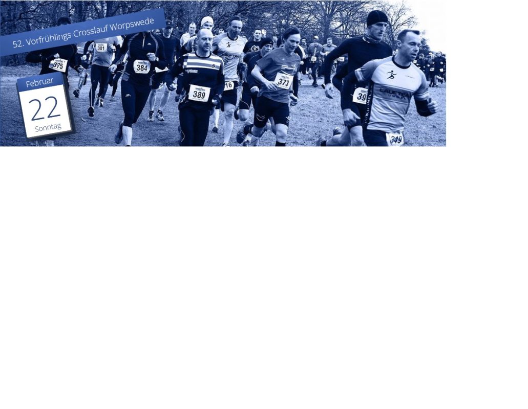 Vorfrühlings-Crosslauf Worpswede Vorfrühlings-Crosslauf Worpswede