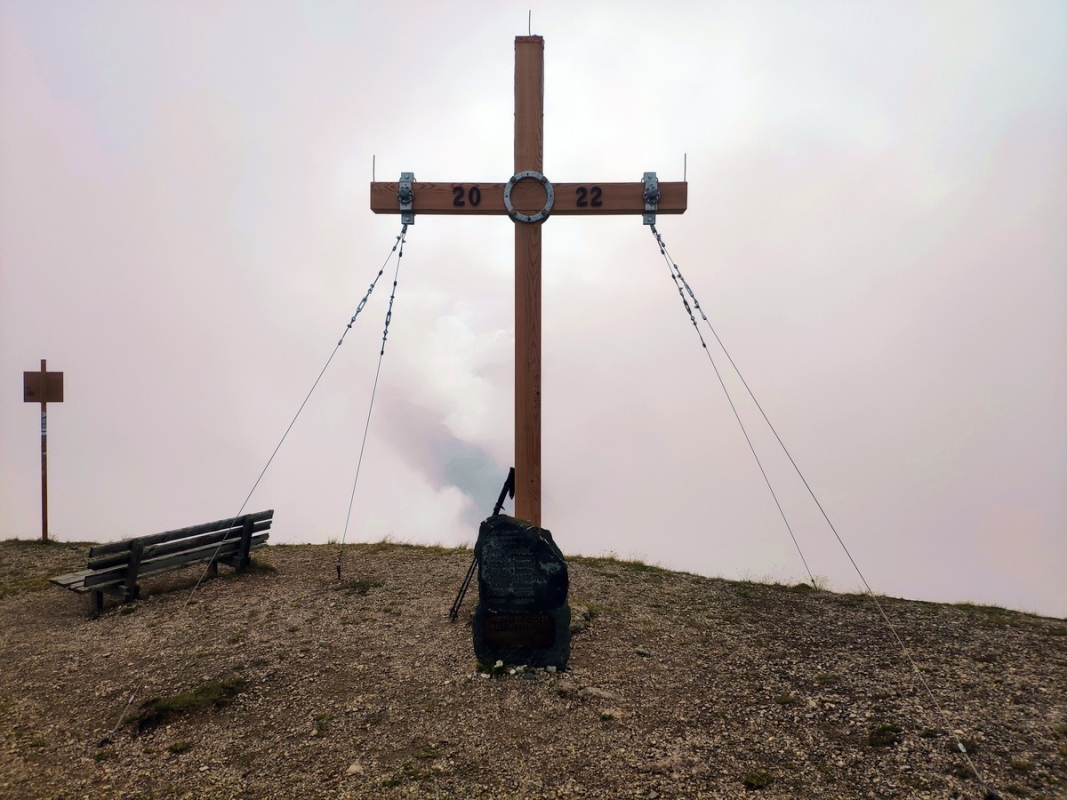 Blaser Gipfelkreuz im Jahr 2022 Blaser Gipfelkreuz im Jahr 2022