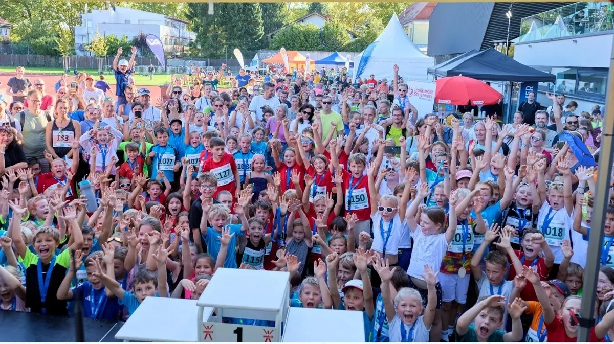 Steirischer Leukämiehilfelauf 2025: Siegerehrung Knirpse (Foto: © Foto Fiedler) Steirischer Leukämiehilfelauf 2025: Siegerehrung Knirpse (Foto: © Foto Fiedler)